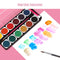 18 Colors Solid Watercolor Paint Pigment Drawing Painting Set