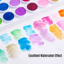 18 Colors Solid Watercolor Paint Pigment Drawing Painting Set