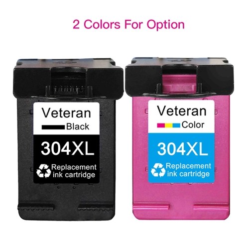 304XL New Version Refilled Ink Cartridge Replacement for HP304XL Compatible with HP Deskjet Envy 2620 2630 2632 5030 5020 5032 3720 3730 5010 Printer, 1 Pack