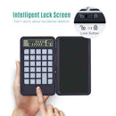 Aibecy Portable Calculator & LCD Writing Tablet Digital Drawing Pad 12 Digits Display