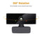 1080P HD Computer Camera Streaming Webcam 2 Megapixels 110° Wide Viewing Auto Focus with Microphone Compatible with Windows Android Mac for Video Meeting Online Teaching Live Webcasting