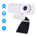 Aibecy HD 1080P Webcam with Microphone Support Touch-Switch Auto Focus USB Computer Camera Web Cam Plug and Play for PC Desktop Laptop Video Calling Conferencing Live Streaming Recording Online Classes