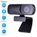 كاميرا ويب Aibecy Full HD 1080P CMOS 500W كاميرا ويب مع ميكروفون تدعم التركيز التلقائي USB كاميرا الكمبيوتر التوصيل والتشغيل للكمبيوتر المكتبي والكمبيوتر المحمول ومكالمات الفيديو والبث المباشر وتسجيل الفصول عبر الإنترنت