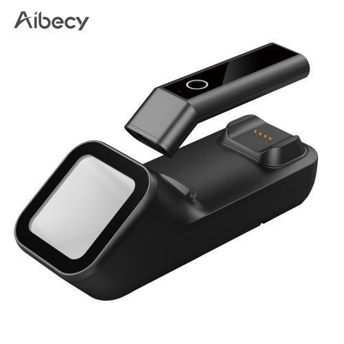 Aibecy 3-in-1 Barcode Scanner Handheld 1D Bar Code Reader Support BT & 2.4G Wireless & USB Wired Connection with Charging & Scanning Base Compatible with Windows Android Mac iOS for Supermarket Logistics Warehouse Mobile Payment