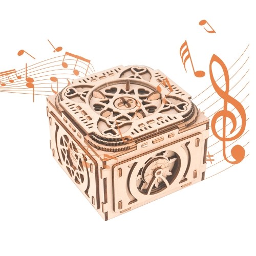 3D Wooden Puzzle Music Box