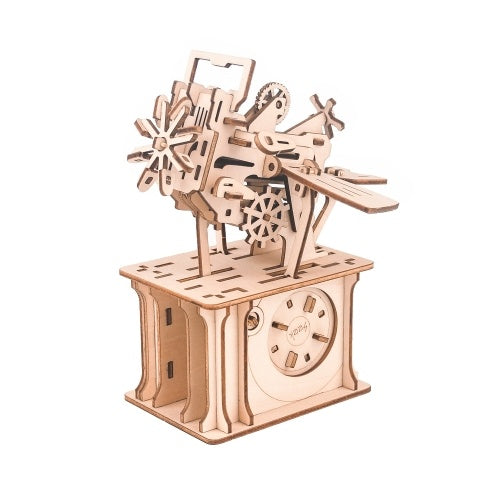 3D Wooden Puzzle Music Box