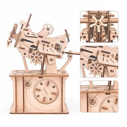 3D Wooden Puzzle Music Box