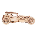 3D Wooden Puzzle Vintage Car Support Top Cover Modification Mechanical Model Kits