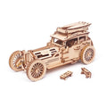 3D Wooden Puzzle Vintage Car Support Top Cover Modification Mechanical Model Kits