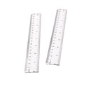 1pc 20cm/8 Inch Plastic Transparent Ruler Simple Straight Ruler Measuring Tool