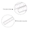 1pc 20cm/8 Inch Plastic Transparent Ruler Simple Straight Ruler Measuring Tool