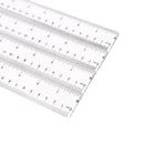 1pc 20cm/8 Inch Plastic Transparent Ruler Simple Straight Ruler Measuring Tool