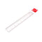 1pc 20cm/8 Inch Plastic Transparent Ruler Simple Straight Ruler Measuring Tool