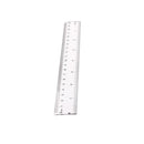 1pc 20cm/8 Inch Plastic Transparent Ruler Simple Straight Ruler Measuring Tool