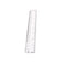 1pc 20cm/8 Inch Plastic Transparent Ruler Simple Straight Ruler Measuring Tool