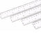 1pc 20cm/8 Inch Plastic Transparent Ruler Simple Straight Ruler Measuring Tool