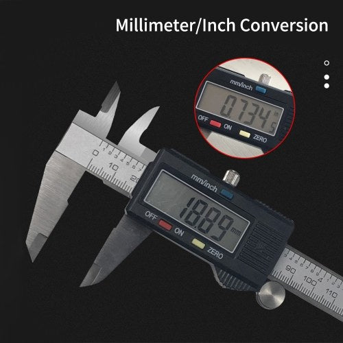 Digital Vernier Caliper 6 Inch Stainless Steel Electronic Caliper