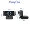 1080P HD Streaming Webcam USB Computer Video Camera 2 Megapixels 100° Wide Viewing Manual Focus