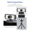 1080P HD Streaming Webcam USB Computer Video Camera 2 Megapixels 120° Wide Viewing Manual Focus