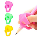 Silicone Pencil Grips for Kids Handwriting Posture Correction Finger Grip Pen Writing Aid Grips for Children Preschoolers (3pcs)