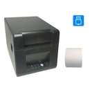 GOOJPRT Desktop 80mm Thermal Label Printer Wired Barcode Printer USB Connection with 1 Roll Paper Comaptible with Windows for Supermarket Store Restaurant Logistics