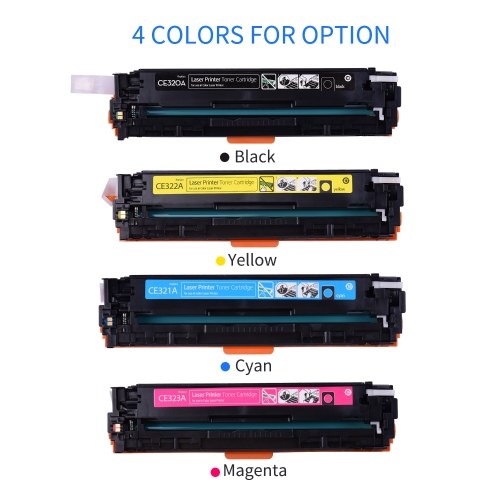 Aibecy Compatible Toner Cartridge Replacement Compatible with HP CP1525n/CP1525nw/CM1415fnw(Black, 1-Pack)