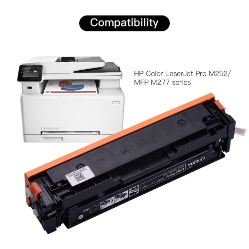 Aibecy Compatible Toner Cartridge Replacement Compatible with HP Color LaserJet Pro M252/MFP M277 Series(Black, 1-Pack)