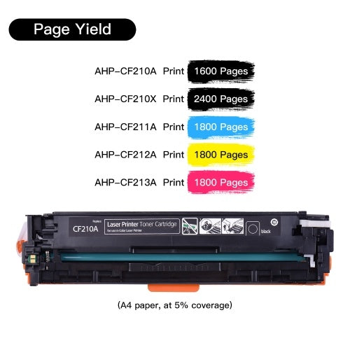 Aibecy Compatible Toner Cartridge Replacement Compatible with HP Laserjet pro 200/M251/M267(Black, 1-Pack)