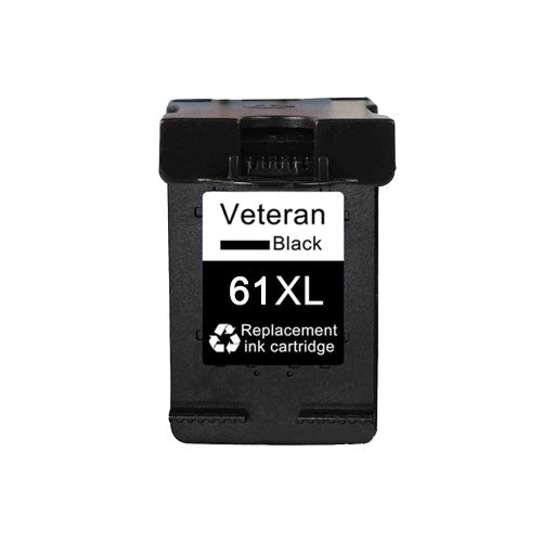 61XL Remanufactured Ink Cartridge Replacement for HP 61XL Large Capacity Compatible with HP Deskjet 2620 1000 1050 2000 2050 Printer, 1 Pack