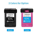 62XL Remanufactured Ink Cartridge Replacement for HP 62XL Large Capacity Compatible with HP OfficeJet 200 5540 5542 5640 7640 5740, 1 Pack