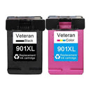 Remanufactured Ink Cartridge Replacement for HP 901 901XL Large Capacity Compatible with HP 4500 J4580 J4660 J4640 Printer, 1 Pack