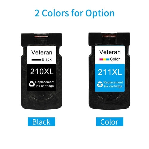 Remanufactured Ink Cartridge Replacement for Canon PG-210XL 210 XL Large Capacity Compatible with Canon MP240 MP250 MP270 MP272 MP410 MP420 Printer, 1 Pack