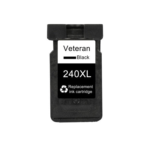 Remanufactured Ink Cartridge Replacement for Canon PG240XL 240 XL Large Capacity Compatible with Canon Pixma MG2120 MG2220 MG3120 MG3220 MG4120 MG4140 MX372 MX374 MX432 MX434 MX452 MX512 MX514 Printer, 1 Pack