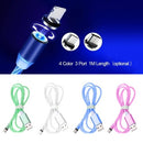 1M LEDs Data Cable Lighting Multifunctional Dust Plug Design Mobile Phone Charging Cable