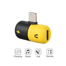 Mini Lightning Splitter Adapter Audio Converter Adapter