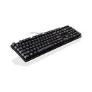 LED Rainbow Color Backlight Adjustable Gaming USB Wired Practical Keyboard Mouse Set