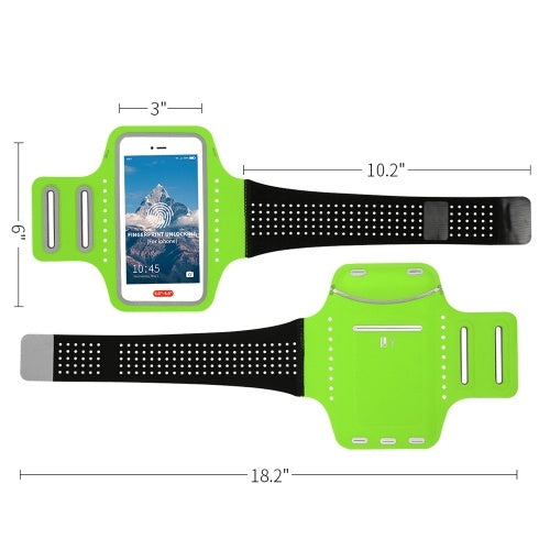 Elastic Sport Armband Full Screen Fingerprint Unlocking Phone Case Arm Band