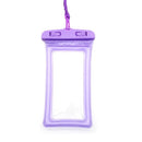 PVC Float Airbag Waterproof Swimming Bag Mobile Phone Cover Dry Pouch Universal Diving Drifting Bags Purple