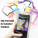 PVC Float Airbag Waterproof Swimming Bag Mobile Phone Cover Dry Pouch Universal Diving Drifting Bags Purple