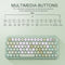 Cordless Mechanical Keyboard Mouse Round Cap Keyboard Office Desktop Keyboard and Mouse Set