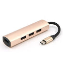 Extended Pattern USB3.0 High Speed Network Divider Type-C 3.1 HUB Concentrator