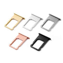 For iPhone 6S 6 7 8 Plus Alloy Nano SIM Card Holder Tray Slot Side Volume Mute Power Keys Button Replacement Part SIM Card Holder Adapter Socket