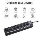 7 Ports USB Hub Splitter