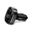 Baseus S-09 T Cat head BT MP3 Car Charger Dual USB Car Phone Charger 3.4A Handsfree Call Car Charger Dual USB Port TF Card Car Charger Compatible for IOS Android