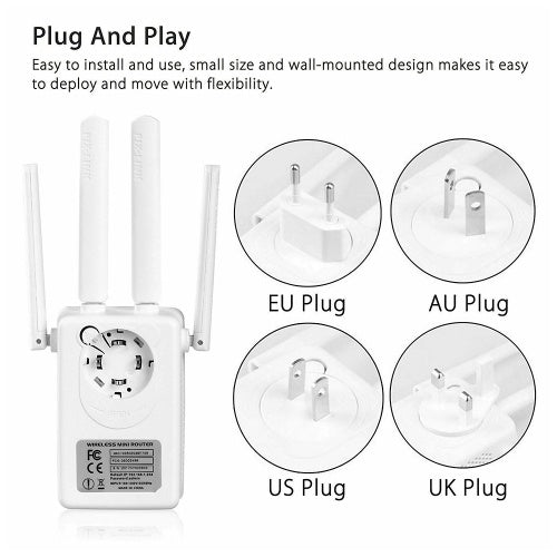 Global Version WR09 Antenna Wireless Repeater