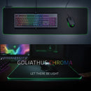 Razer Goliathus Series Mouse Pad Computer Professional Game Desk Mousepad Keyboard Mat for Warcraft Dota LOL Razer Goliathus Extended Chroma - Mercury White 36.22*11.57in