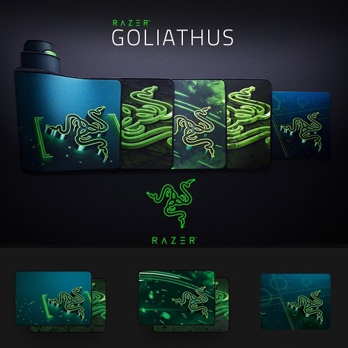 Razer Goliathus Series Mouse Pad Computer Professional Game Desk Mousepad Keyboard Mat for Warcraft Dota LOL Razer Goliathus Extended Chroma - Mercury White 36.22*11.57in