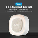 Midea Alarm Clock Night Light Table Calendar Digital LCD Display Clock USB Charging Portable Clock Home Decor 4000K 1500mAh