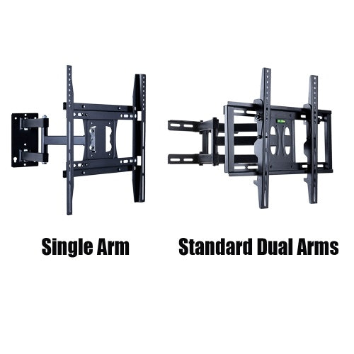 UNHO Monitor Arm Television Screw Bracket Multi-directional Motion 26''-55'' 22''-50'' LCD LED Monitor Holder Arm Mount Bracket Loading 30-45kg Easy Installtion