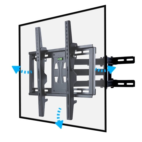 UNHO Monitor Arm Television Screw Bracket Multi-directional Motion 26''-55'' 22''-50'' LCD LED Monitor Holder Arm Mount Bracket Loading 30-45kg Easy Installtion